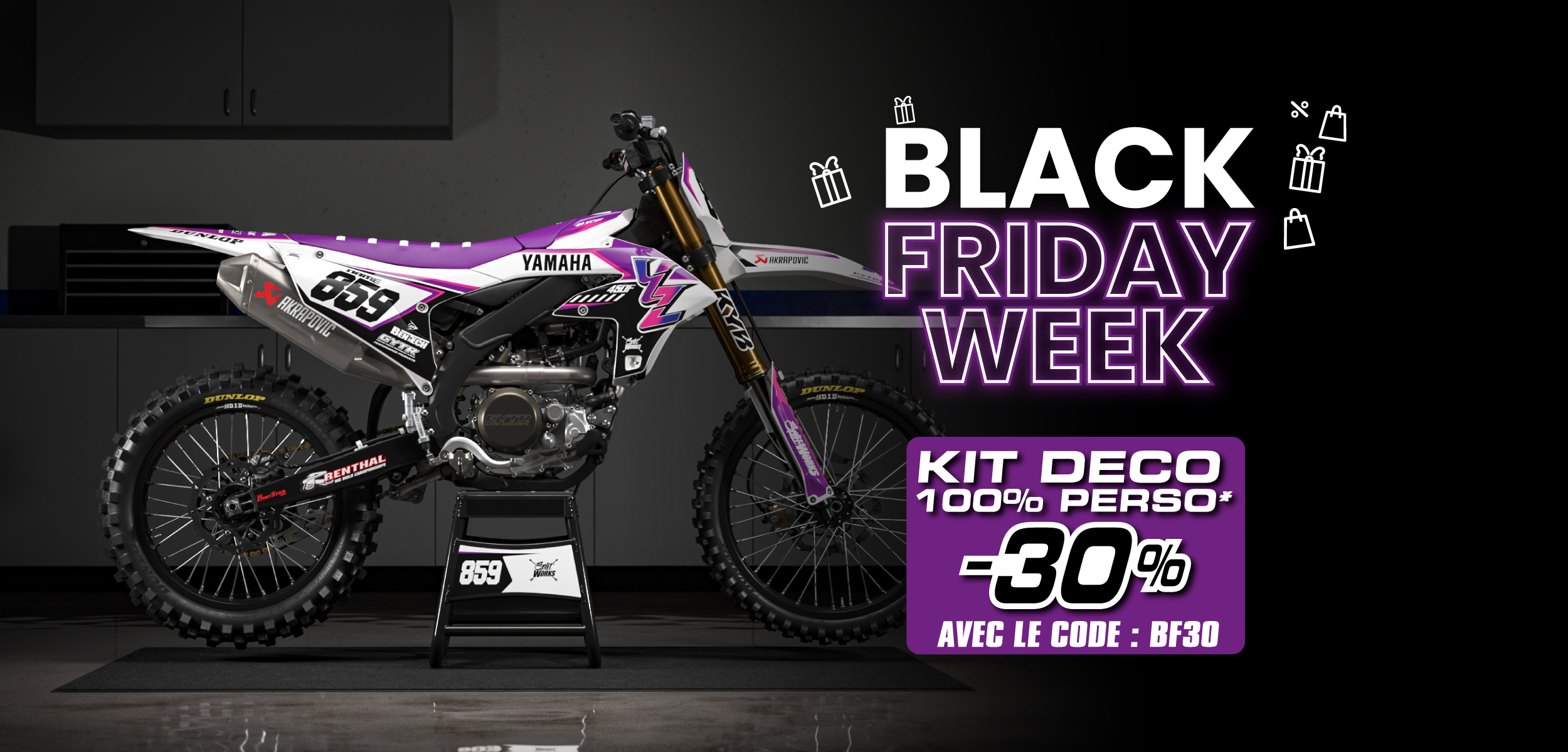 kit deco motocross yamaha yzf 50th anniversaire splitworks black friday slide 1