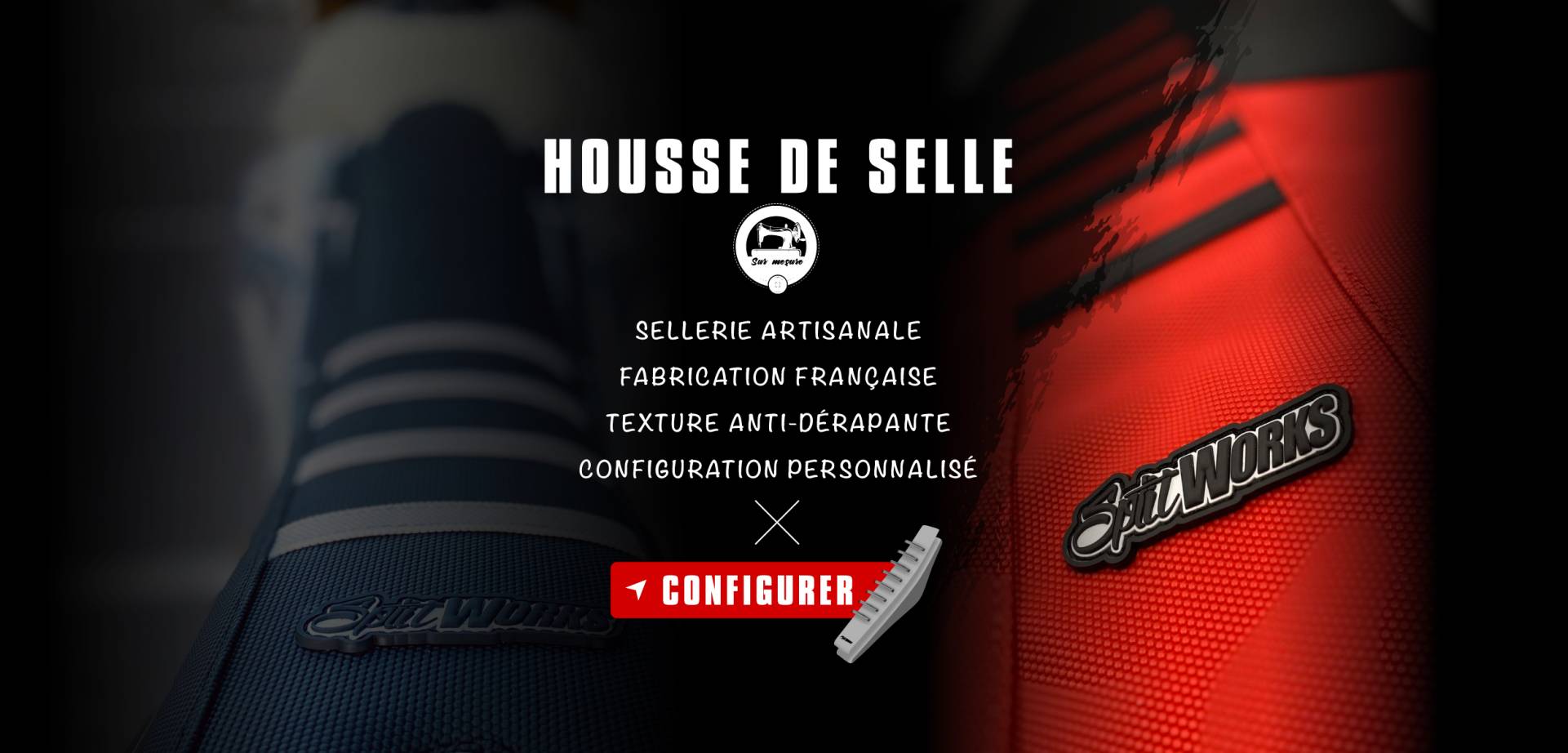 Kit déco motocross semi et 100% personnalisé 2 slide 1