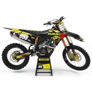 KIT DÉCO SEMI PERSONNALISÉ SAVAGE GREY Kit déco motocross semi & 100% personnalisé