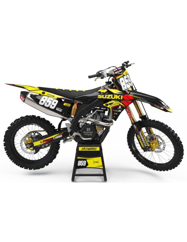 KIT DÉCO SEMI PERSONNALISÉ SUZUKI FAST Kit déco motocross semi & 100% personnalisé