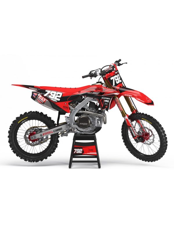 KIT DÉCO SEMI PERSONNALISÉ HONDA TITAN Kit déco motocross semi & 100% personnalisé