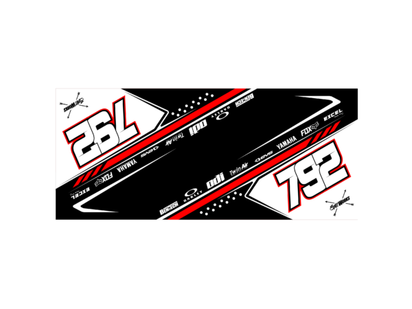 kit deco tapis sol personnalisé environnemental motocross split works splitworks mx graphics mx