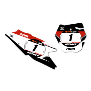 FONDS DE PLAQUES SEMI PERSONNALISÉ POUR HUSQVARNA Kit déco motocross semi & 100% personnalisé