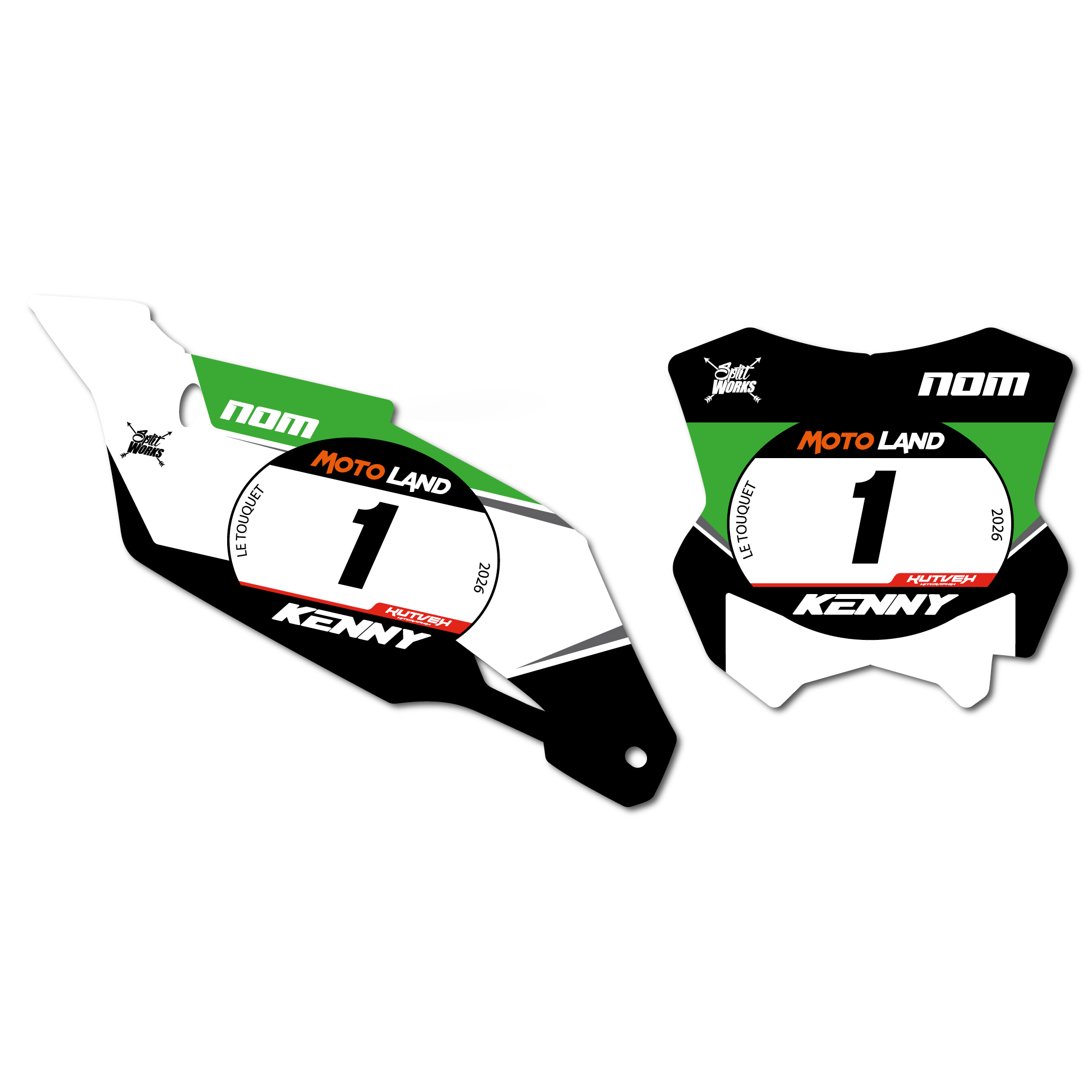 Stickers JMB Replica 125/250 CR 1991 Kit déco motocross semi & 100% personnalisé