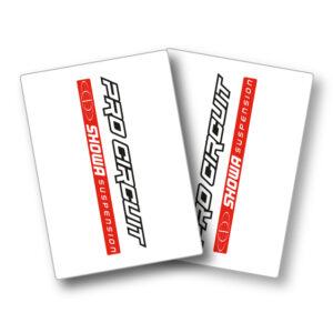 KIT DÉCO 100% PERSONNALISÉ POUR CASQUE Kit déco motocross semi & 100% personnalisé