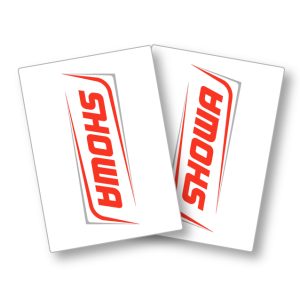 Stickers transparent Pro Circuit KYB bleu Kit déco motocross semi & 100% personnalisé