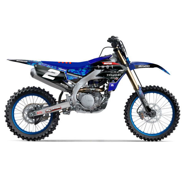 Kit déco motocross semi personnalisé pixel pour Yamaha YZ / YZF