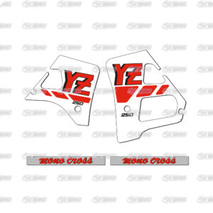 Kit déco ouies 250 YZ 1988 OEM Kit déco motocross semi & 100% personnalisé